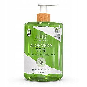 APIS Natural Aloe Vera 99% alvejas želeja sejai un ķermenim 300ml