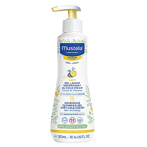 MUSTELA Nourishing Cleasning Gel With Cold Cream питательный очищающий гель для сухой кожи 300мл