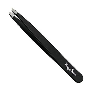 PEGGY SAGE Tweezers профессиональный пинцет для депиляции, черный