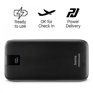 Power pack PD 20000 mAh Antracyt 