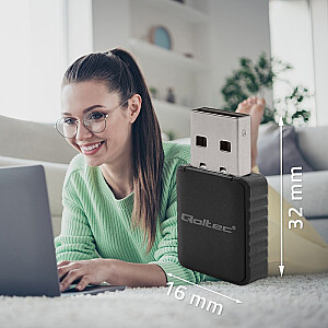 Adapter bezprzewodowy Ultra szybki DUAL mini WiFi  2 x 2dBi       Standard AC | 1300Mbps 