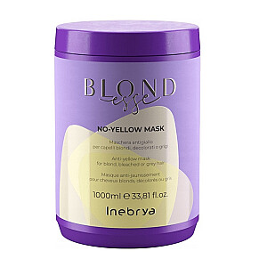 INEBRYA Blondesse No-Yellow Mask maska blondiem, balinātiem, izgaismotiem un sirmiem matiem 1000ml