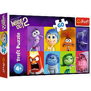 TREFL DISNEY Inside Out 2 Mirdzoša puzle, 60 gab.