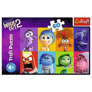 TREFL DISNEY Inside Out 2 Mirdzoša puzle, 60 gab.