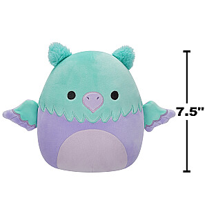 SQUISHMALLOWS W19 Plīša rotaļlieta, 19 cm