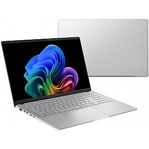 ASUS Vivobook S 15 OLED S5507QA-MA049W — Snapdragon X Elite X1E-78-10 | 15,6 дюйма | 2,8 к | 120 Гц | 32 ГБ | 1 ТБ | Win11H | Серебристый