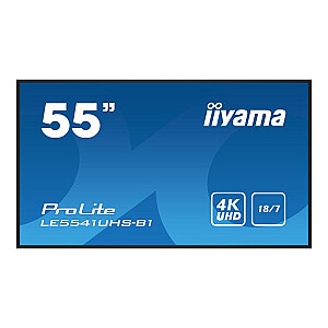 B-GRADE-ITEM! BGRADEITEM! Iiyama Digital Signage LE5541UHS-B1 LE5541UHSB1 (LE5541UHS-B1)