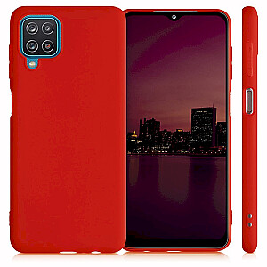Fusion elegance fibre izturīgs silikona aizsargapvalks Samsung A125 Galaxy A12 sarkans