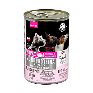 PET REPUBLIC Monoprotein cūkgaļa - mitrā suņu barība - 400 g