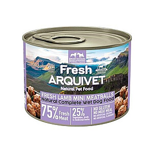 ARQUIVET Fresh mini jēra kotletes - mitrā suņu barība - 200 g