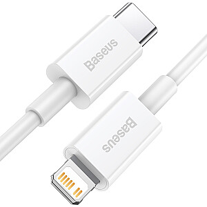 Baseus Superior CATLYS-A02 USB-C -> Lightning datu un uzlādes vads 20W / PD / 100 cm balts