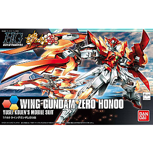 Bandai [033] HGBF Wing Gundam Zero Honoo bērnu kolekcionējama figūra