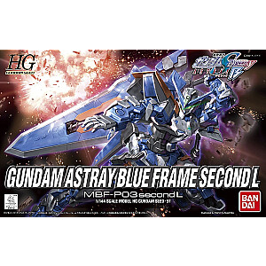 BANDAI HG 1/144 GUNDAM ASTRAY BLUE FRAME SECOND kolekcionējamā figūra