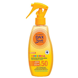 Ģimenes saules aizsardzības emulsija DAX Sun SPF50 pieaugušajiem un bērniem 200ml