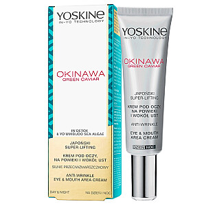 YOSKINE Okinawa Green Caviar acu krēms plakstiņiem un ap muti dienu un nakti 15ml