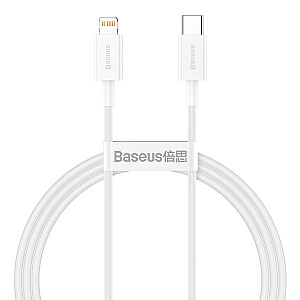 Baseus Superior CATLYS-02 USB-C -> Lightning datu un uzlādes vads 20W / PD / 0.25 cm balts