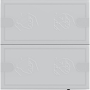 GIRA skārienpoga 4 Comfort 2x KNX TS4 antracīts 5002028