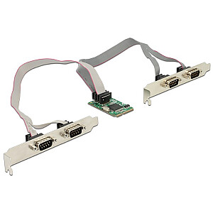 Delock MiniPCIe I/O PCIe pilna izmēra 4x