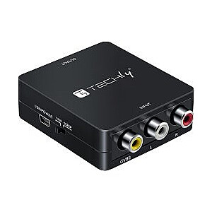 Kompozītu video un audio pārveidotājs AV 3x RCA uz HDMI 1080p