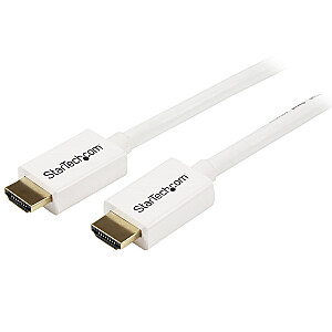 23 pēdu HDMI kabelis CL3 iekštelpās, balts/