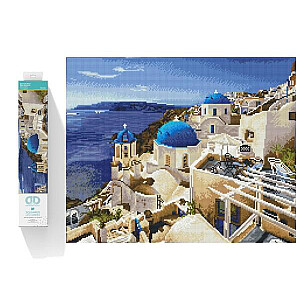 Dimanta izšuvums Diamond Dotz Dimanta mozaīka Santorini 60x50cm DQ12004