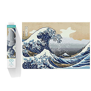 Dimanta izšuvums Diamond Dotz Dimanta mozaīka Great Wave in Kanagawa 65x47cm DQ12003