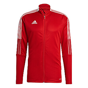 Vīriešu adidas Tiro 21 Track sporta krekls, sarkans GM7308