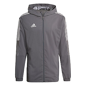 Vīriešu Adidas Tiro 21 vējjaka pelēka GP4964