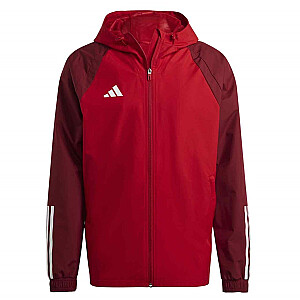 Мужская куртка adidas Tiro 23 Competition All Weather, красная HE5653