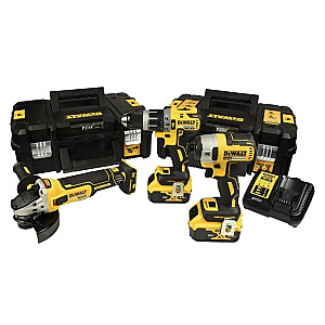 COMBO DEWALT 18V DCK384P2T (DCD796+DCF887+DCG405) 2x5.0 Ach