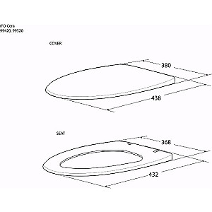 Мягкая крышка для унитаза Ifo Cera