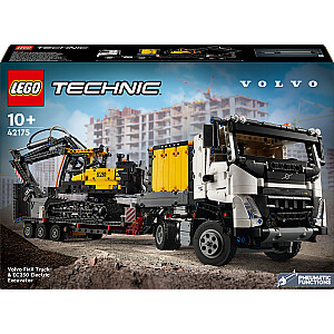 LEGO Technic Volvo FMX kravas automašīna un EC230 elektriskais ekskavators (42175)