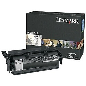 Lexmark T650H31E tonera kasetne 1 gab. Oriģināls melns