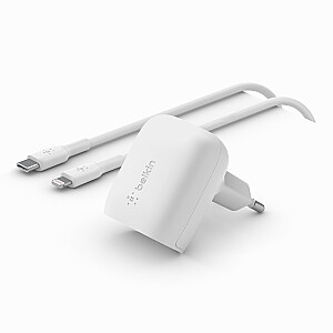 Belkin WCA006vf1MWH-B5 Смартфон Белый AC Быстрая зарядка В помещении