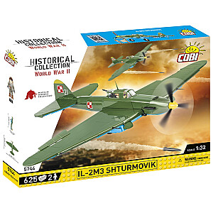 COBI 5744 Историческая коллекция WWII Ил-2М3 Штурмовик 625 колодки