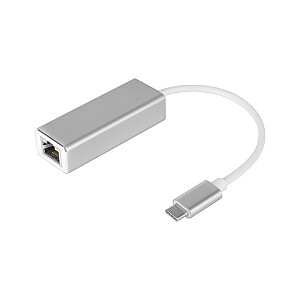 Adapteris: USB Type-C — RJ45 LAN Gigabit 10/100/1000 Mbit Kruger&Matz