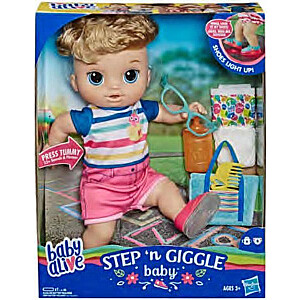 Baby Alive Step n Giggle Boy (блондин) E5244 HASBRO