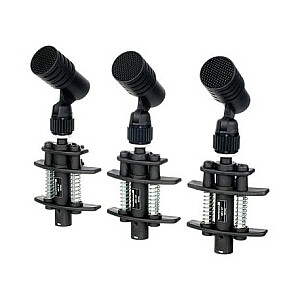 beyerdynamic TG D35 TRIPLE SET Komplekts ar 3 D35 bungu mikrofoniem ar stiprinājumiem