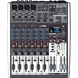 Behringer Xenyx X1204USB audio mikseris 12 kanālu pelēks