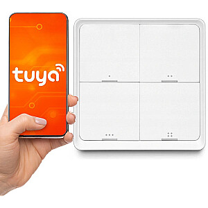 Пульт дистанционного управления ZigBee Button TUYA SC04 Smart 4 канала 12 сцен