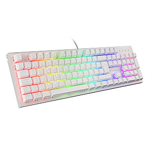 ИГРОВАЯ КЛАВИАТУРА GENESIS THOR 303 FR RGB ПОДСВЕТКА МЕХАНИЧЕСКАЯ КОРИЧНЕВАЯ ПЕРЕКЛЮЧАТЕЛЬ БЕЛАЯ ГОРЯЧАЯ ЗАМЕНА