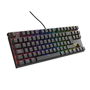 ИГРОВАЯ КЛАВИАТУРА GENESIS THOR 303 TKL ES RGB ПОДСВЕТКА МЕХАНИЧЕСКАЯ КРАСНАЯ ЧЕРНАЯ ГОРЯЧАЯ ЗАМЕНА