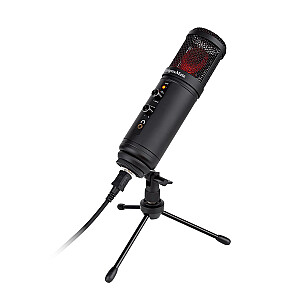 Kruger&amp;Matz Warrior GV-100 USB spēļu/video emuāra mikrofons