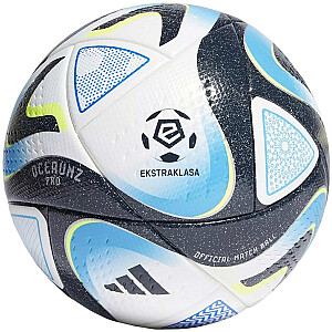 adidas Ekstraklasa Pro futbola bumbas balts-zils-melns IQ4933