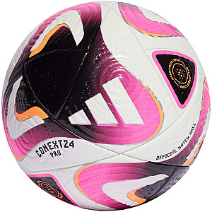 Futbols Adidas Conext 24 Pro balti rozā IP1616