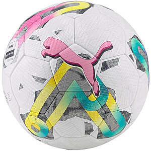 Futbola bumba Puma Orbita 2TB FIFA Quality Pro, balta-zaļa-rozā 83775 01