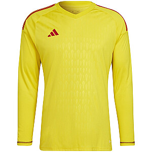 Adidas Tiro 23 Competition, vīriešu vārtsargs ar garām piedurknēm, vārtsargu krekls, dzeltens, HK7696