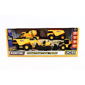 TEAMSTERZ JCB transportlīdzekļu celtniecības tehnika 5pack 1417131