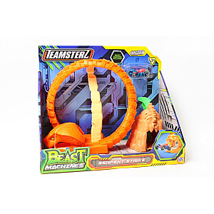 PROMO Serpent Strike Snake auto trase + 1 Beast Machines TEAMSTERZ 1417436 p4 sacīkšu automašīna