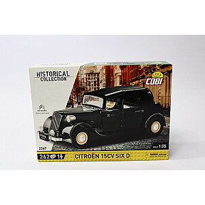 COBI 2267 Citroen 15CV SIX D 262 vēsturiskā kolekcija no Otrā pasaules kara